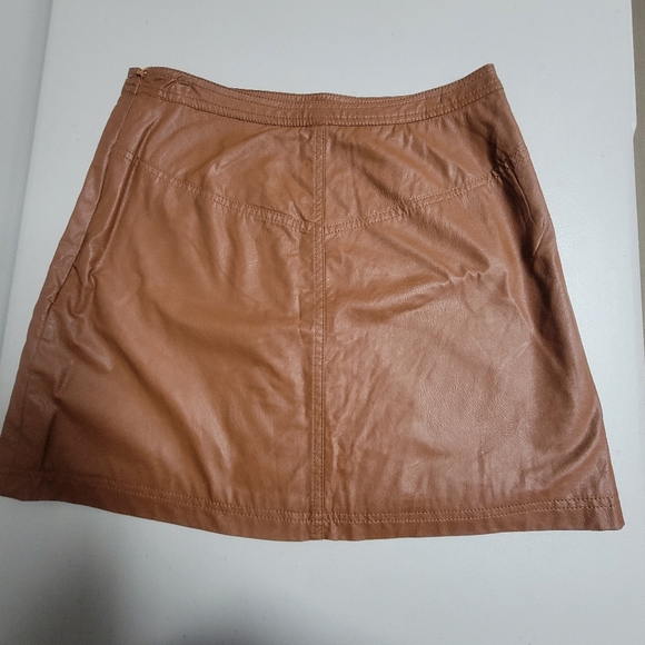 Free People Fale Out Faux Wrap Mini Skirt Size Small. - Picture 6 of 14